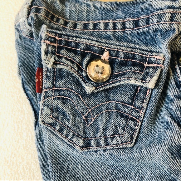 3/$20 Levi’s Jean Little Infants Girls 12 Months - Picture 4 of 9